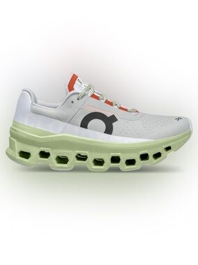 ON WOMEN'S CLOUDMONSTERT Running Shoes $169 in Glacer/Meadow Size 8.5